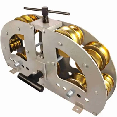 Combined Pipe Bending Machine for 25-50 mm Round Pipe (Steel & MS) - 6 mm Wall Thickness